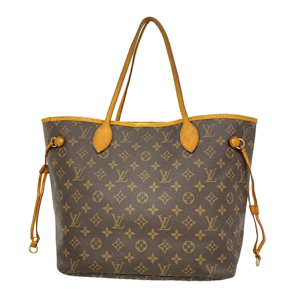 Louis Vuitton Monogram Neverfull MM Tote Bag M40156 Brown (Women's)